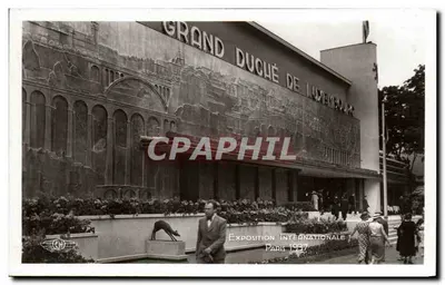 Pavillon du Grand Duché de Luxembourg — Exposition Internationale Paris 1937 — Éditeur H. Chipault, Boulogne-sur-Seine