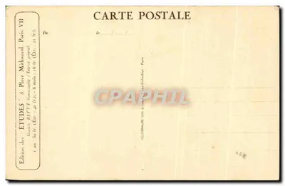 Campanili della Francia — Notre-Dame di Parigi. Presbiterio e guglia (XIII secolo) — Edizione delle 'Études', 5, Place Saint-François-Xavier, Parigi — Verso