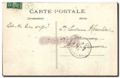 PARIS - Ogólny widok z Arc de Triomphe de l'Étoile w kierunku Butte Montmartre — wydawca nieznany, nr seryjny 207 — Rewers