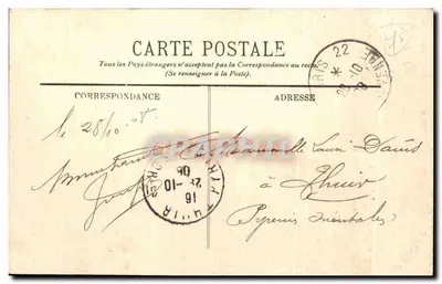 Paris — O Ponte d'Iéna e o Trocadéro — LL. 850 — Verso