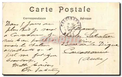 PARIS — Panorama Jardin Tuileries i Rue de Rivoli — C. M. — n° 173 — Rewers