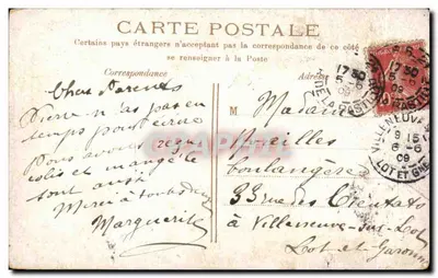 Paris. Butte Montmartre, o Sagrado Coração. — Verso