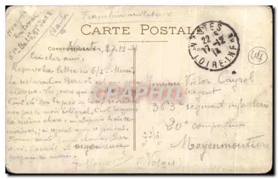 Chefe da Igreja São Etienne — Nantes — Coleção F. Chapeau — Verso