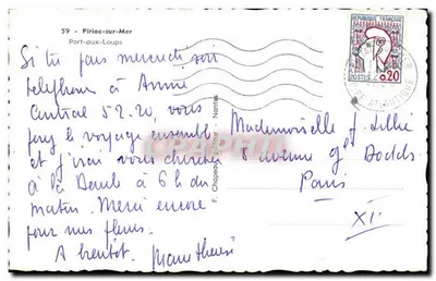 Rocas costeras — Piriac-sur-Mer — F. Chapeau editor — Reverso