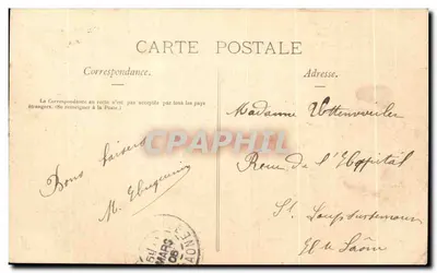 Nancy - Plac Stanisława - Hotel de Ville i Prefektura — La Lorraine Illustrée, nr 145 — Rewers