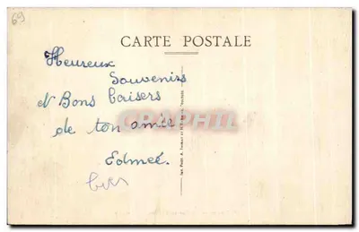 Lyon — O Lago no Parque da Cabeça de Ouro — Impr. Fot. A. Tornat e N. Lepage em Orléans — Verso
