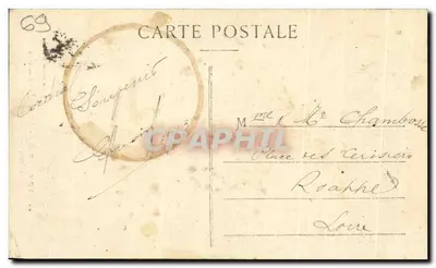 LYON — Basiliek van Onze Lieve Vrouw van Fourvière — Vraag van 1832 — Achterkant