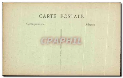 Lyon - Fontaine Bartholdi — érigée en 1892 — B.F., Paris — Verso