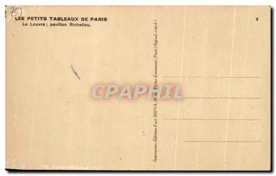 O Louvre ; pavilhão Richelieu — Edição Mona, n°9 — Verso