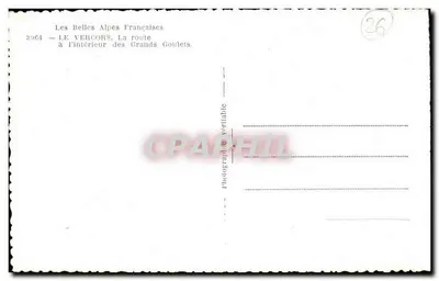 Alpy Francuskie — LE VERCORS. Droga wewnątrz Wielkich Przepaści. — Rewers