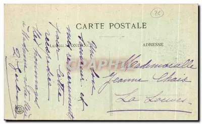 La Bégude-de-Mazenc — Grade de entrada e Castelo de M. Loubet — La Drome Illustrée — Verso