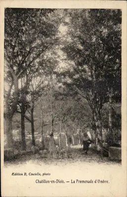 Chatillon-en-Diois — A Promenade d'Ombre — Edição B, Coutelle, foto