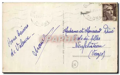 Valence — Widok z Granges — Rewers