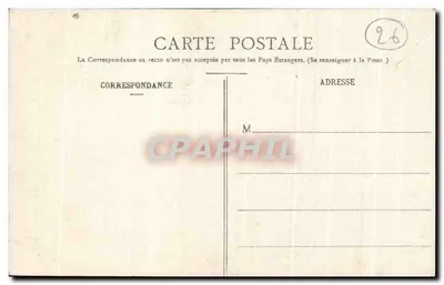 Valence — Wjazd na zachód do katedry — G. E. B., 68, Rue des Alpes, Valence — Rewers