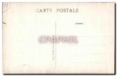 Katedra w CHARTRES — Portal Północny (XIII wiek) — Ami de Job — Wydawca Robert Lamley, Chartres — Rewers