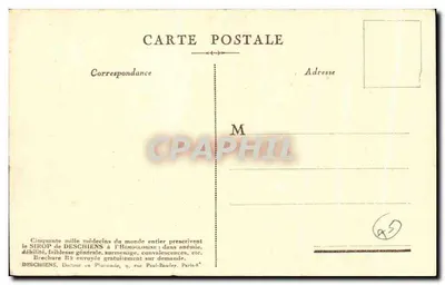 Notre-Dame — vue de la cathédrale — Offert par Hémoglobine Deschiens — Verso