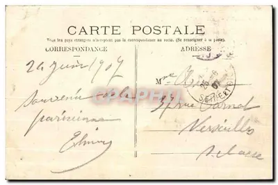 Paryż — Most Królewski i Seina — P. Marmuse, n°638 — Rewers