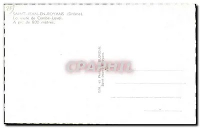 सेंट-जॉन-एन-रॉयन्स — कोंबे-लावल के रास्ता — प्रकाशक बी. ब्लॉंडिन — पीछे