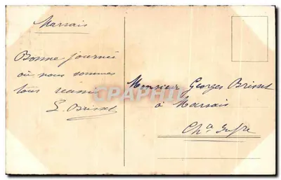 Kurczaki na Wielkanoc — 1925 — Marais — Rewers
