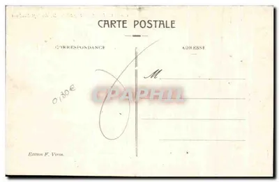 Lourdes - Hospital N.-D. das Sete Dores — Edição F. Viron, n° 120 — Verso