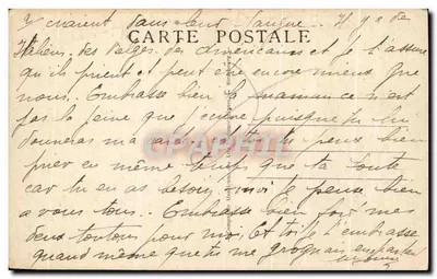 LOURDES — Aparição da Virgem — A Virgem da Gruta — Verso