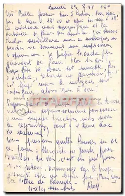 Lourdes-Barousse — Widok na Ourse — Góry Barousse — Éditions Océan, Toulouse — Rewers