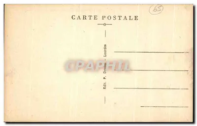 Lourdes — Pomnik Interallijski — P. D. — Rewers