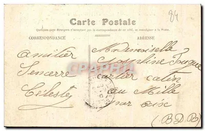 Avignon — Ogólny widok, widok z Hôtel-de-Ville — wydawca nieznany, numer serii 12 — Rewers