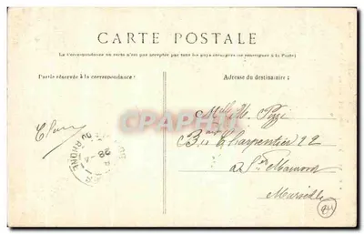 Fontana di Vaucluse — La Vallée — Edizione J. Brun et Cie, Carpentras — Verso