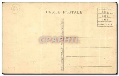 Avignon — Ogólny widok z Pałacu Papieskiego — M. F. B. — Rewers
