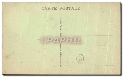 Avignon — Vista geral - Rio Pequeno - Ilha da Barthelasse e Rio Grande — Edição Ideal, M. F. B. — Verso