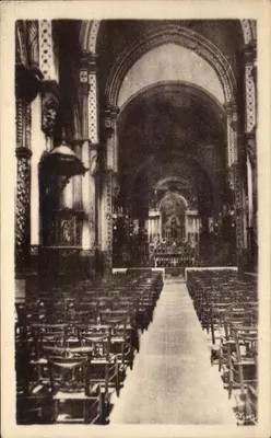 Interior da igreja — Cavaillon (Vaucluse) — Cavailler Impr. Macon