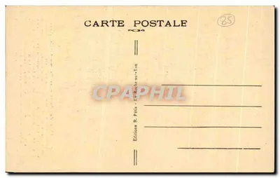 Túmulo de Santa Béatrice em La Roche-sur-Yon — Editor R. Pétis, n° 85 — Verso