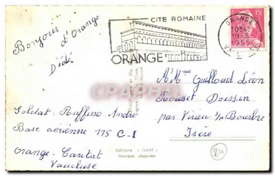 Orange — Vista romana — Edizioni Gaby — Verso