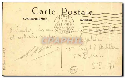 Parigi — Fontana Medici — M. J. n° 548 — Verso