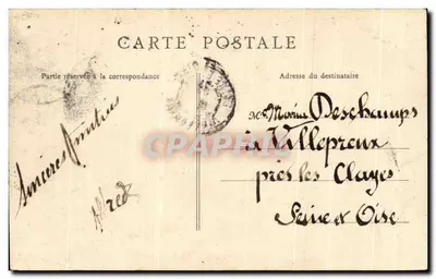 PARIS — Jardín de las Tullerías — B.F. París 124 — Reverso