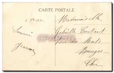 Paris – Rathaus des 11. Arrondissements, Statue Ledru-Rollin, Boulevard Voltaire und Avenue Parmentier – F. F. Paris — Rückseite