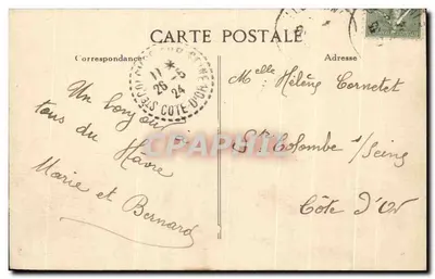 Le Havre — O Casino visto da Praia — G. E., Le Havre, n° 302 — Verso