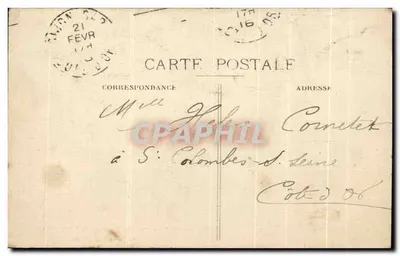 Dijon - Kąt ogrodu Arquebuse — Aubert. Edit., Dijon — Rewers