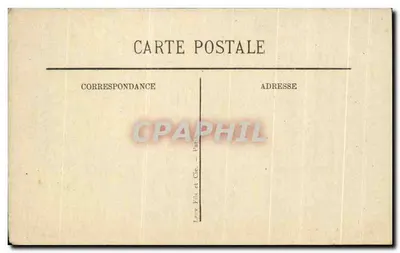Park van Versailles — Bassin des Dômes — uitgever Levý Fils et Cie, Parijs — Achterkant