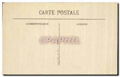 Palácio de Versalhes — O Tapete Verde e Basílio de Apolo — Levy Fils et Cie — Verso