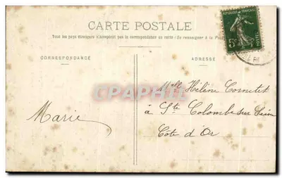 Gérardmer — Os Vosges pitorescos — Foto Homeyer et Ehret, Epinal — Verso