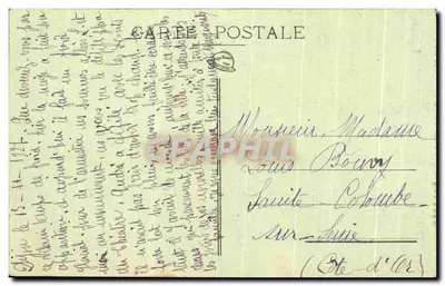 Bijon — Pomnik Carnot (Place de la République) — wydawca nieznany — Rewers