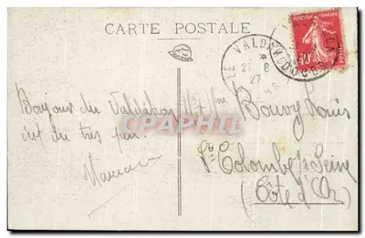 Camp de Valdahon (Doubs) — Ponto Central — Castelo d'Água — Verso