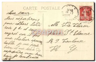 AGEN - Valle de la Garonne y Puente Canale — Librería L. Duffau, Agen - Cliché Balistai, n°280 — Reverso