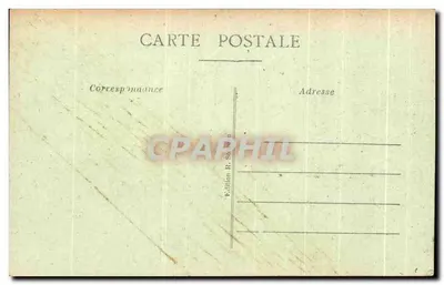Berceau de St-Vincent-de-Poul — Carvalho, Capela, Casa de Ranquine — Edição R. Salignon — Verso