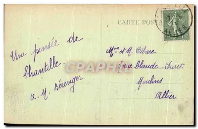 Chantelle-le-Château — Zamek i Kościół — Rewers