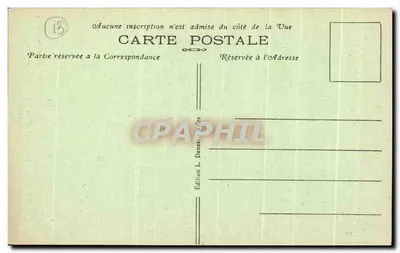 Arles — Klasztor Świętego Trofima — Kolacja i mycie stóp — Collection d'Art Mag — Rewers