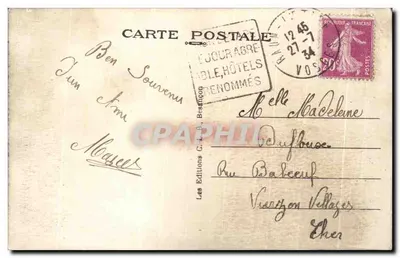 Pierre-Percée (M.-et-M.) — Ruiny zamku i wieś — Wydawnictwo G. Léon Beaumont, n° 33584 — Rewers