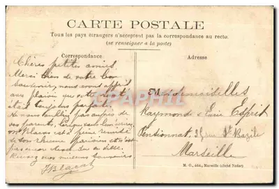 Porta da Annam — Exposição Colonial 1906 — Marselha, edição Nadar n°7 — Verso